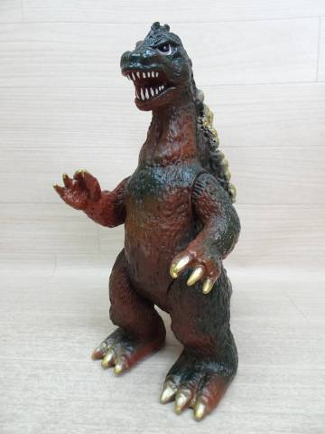 05/&Omega;800★ブルマァク ジャイアント ゴジラ　ソフビ　　2001年バンダイ復刻版　全長約32ｃｍ　★中古品★レトロソフビ
