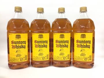 ウイスキー whisky サントリー 角瓶 4本セット 2700ml 40% 重量番号:20(T-8)