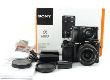 ジャンク品 ソニー SONY &alpha;6000 ILCE-6000 レンズ E 3.5-5.6 PZ 16-50ｍｍ 現状品 1812