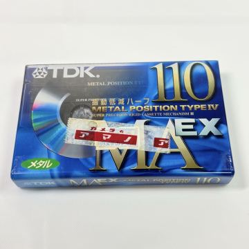 未開封品　TDK メタル カセットテープ MA EX 110 メタルポジション TYPEⅣ 記録媒体　レトロ　当時物