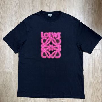 【美品】LOEWE ロエベ ネオン アナグラム Tシャツ リラックスフィット size S ブラック