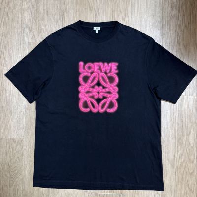 【美品】LOEWE ロエベ ネオン アナグラム Tシャツ リラックスフィット size S ブラック