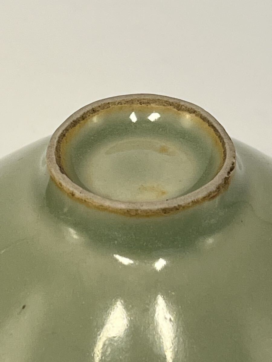 時代物 唐物 青磁茶碗2客 龍泉窯 茶道具 仕覆箱付 - 购够网