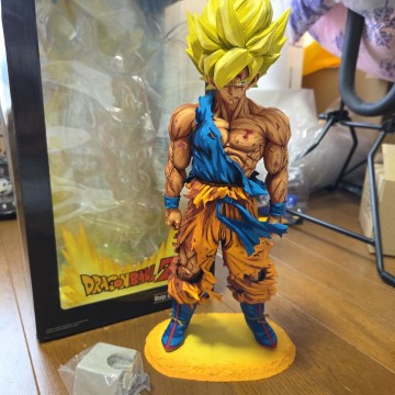 【リペイントフィギュア】ドラゴンボール　SMSP スーパーサイヤ人孫悟空　フィギュア　一番くじ　マンガディメンションズ