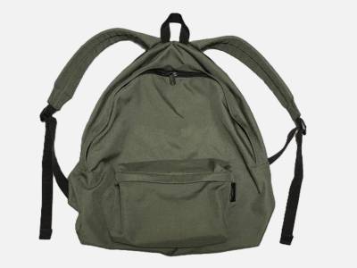 【稀少・良品】COMME DES GARCONS HOMME PLUS コムデギャルソンオムプリュス／PZ-K201／リュック バッグ／LARGE ラージ 大／カーキ