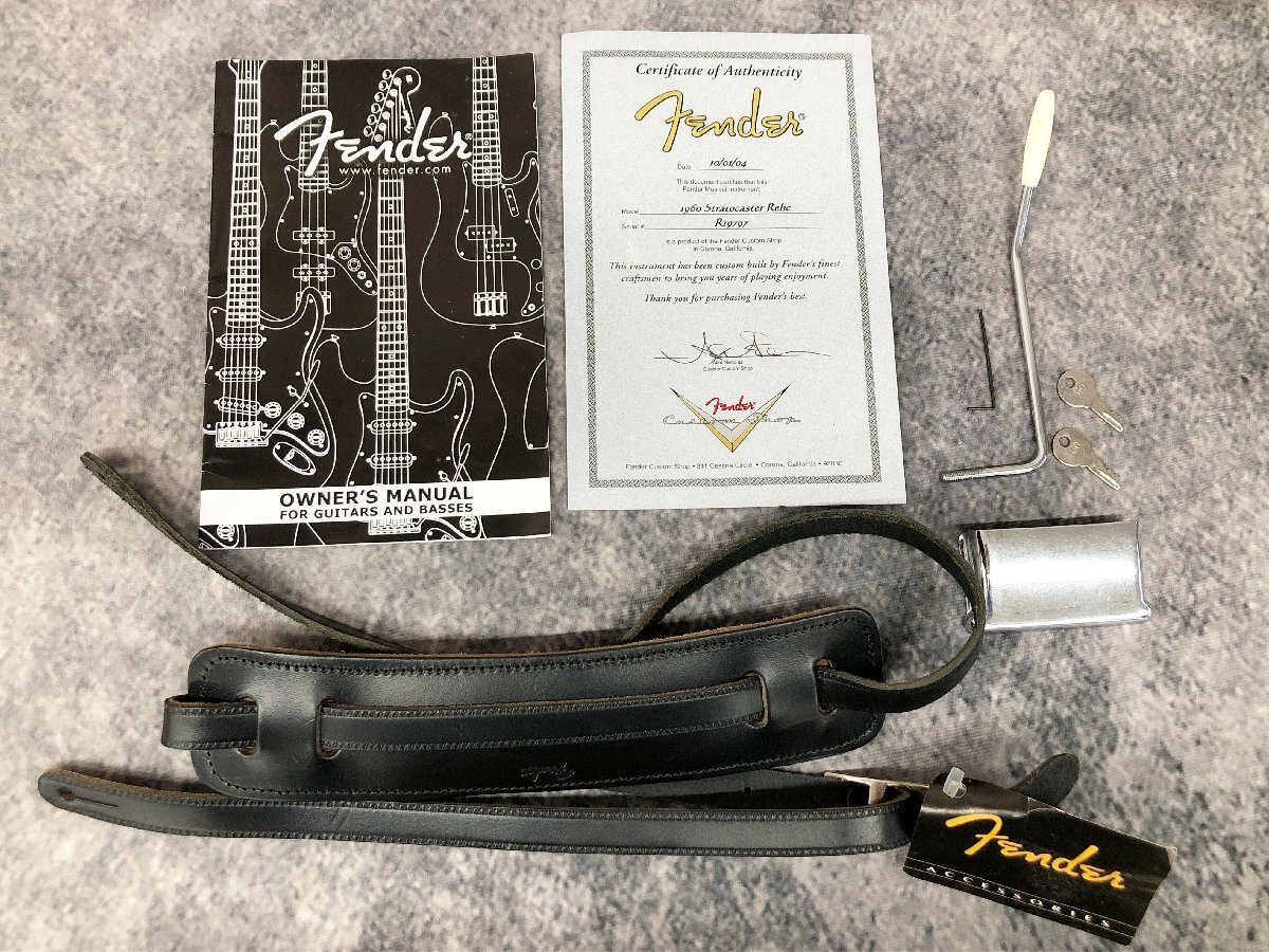  【 C 】 K4288 Fender Custom Shop 1960 Stratocaster Relic #19797 フェンダー エレキギター ケース付 2601112