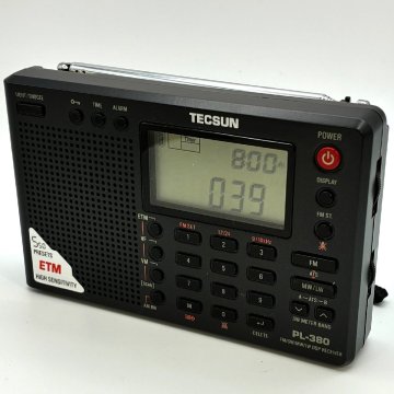 1円～/TECSUN/テクスン/PL-380/FM・SW・MW・LW/DSP/RECEIVER/4BANDS/4バンド/ラジオ/通電確認済/ジャンク/Y032