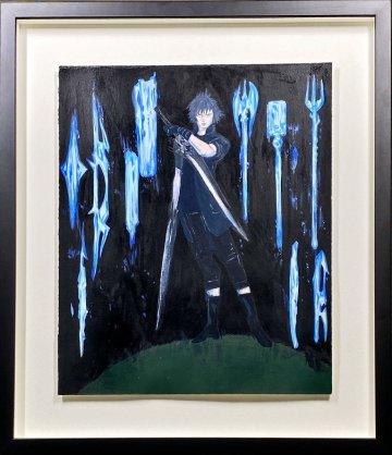 （二度と出ない名作！）★天野喜孝★オーダーオリジナル★原画★ファイナルファンタジー★FF15★人気主人公★ノクティス(ノクト)★激レア★
