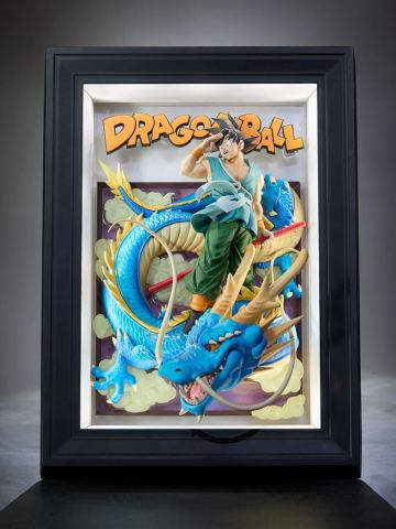 未開封 Tamashii Art ドラゴンボール 孫悟空＆龍 約275mm PVC&ABS製 塗装済み完成品 フィギュア バイバイ 悟空 魂アート