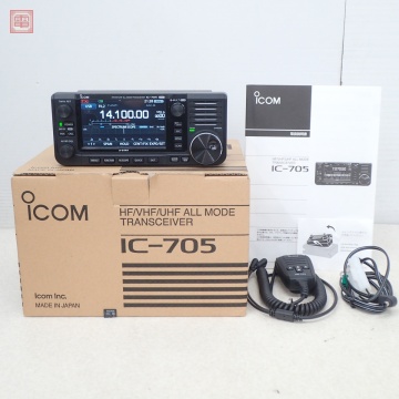 アイコム IC-705 HF帯/50/144/430MHz 10W 取説・元箱付 ICOM【20