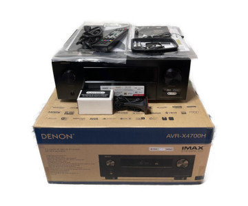 完動品 美品 デノン Denon 8K Ultra HD9 .2ch プレミアム AV サラウンドレシーバー AVR-X4700HK 貴重 レア ヴィンテージ 