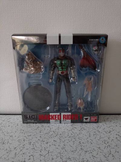 100円スタート ソフビ　BANDAI　バンダイ　S.I.C.　仮面ライダー新１号　VOL.６８