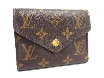 1円 ■美品■ LOUIS VUITTON ルイヴィトン M62472 モノグラム ポルトフォイユ ヴィクトリーヌ モノグラム 三つ折り 財布 札入れ FQ6936