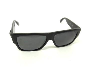 1円 ■美品■ GIANNI VERSACE ジャンニ ヴェルサーチ サメデューMOD.372/N サ ングラス メガネ 眼鏡 レディース メンズ ブラック系 FZ1313