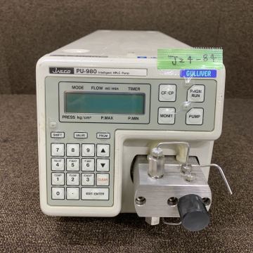 JZ4-84 激安 JASCO インテリジェントHPLCポンプ PU-980 動作未確認 中古現状品 ※3回再出品で処分