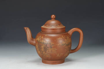  『古』【大清乾隆御用・底款】重量152g 朱泥 段泥 煎茶道具 急須 単孔口 唐物 孟臣 紫砂壺 紫砂壷 茶壷 茶壷 明代/清代