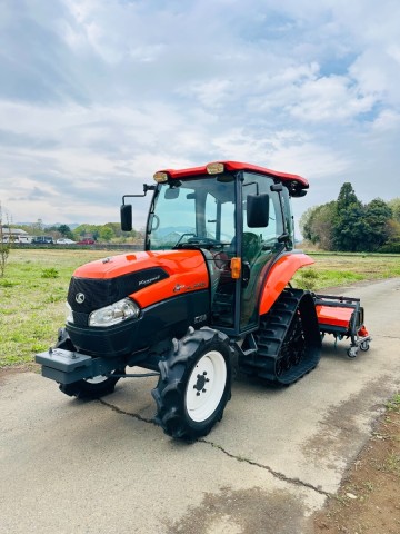 【埼玉県】クボタトラクター KL345 キングウェル HI-SPEED パワクロ 34馬力 エアコンキャビン 4WD 自動水平 パワステ PTO