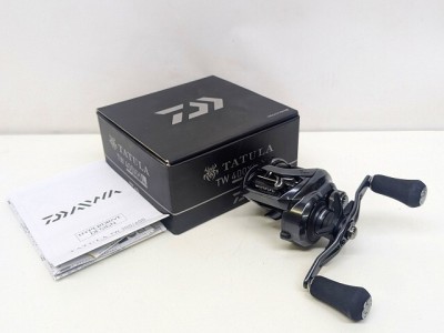 W2204-S3-19619 Daiwa ダイワ TATULA タトゥーラ TW 400XH L ベイトリール リール 釣り具 箱あり 現状品2