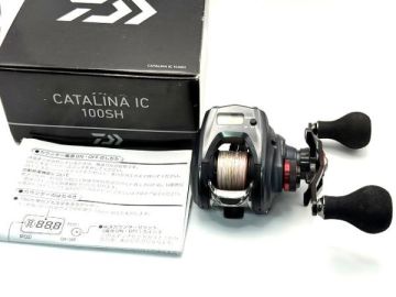 J058 DAIWA ダイワ CATALINA キャタリナ IC 100SH ベイトリール 箱付き 現状品