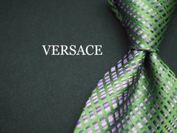 美品【VERSACE ヴェルサーチ】 I 1747 SILK ブランド ネクタイ 古着 良品 転売 仕入