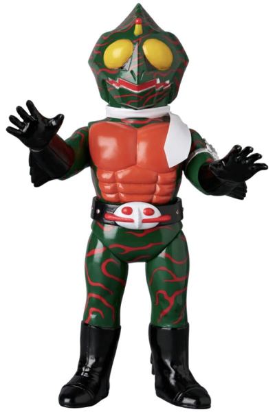 新品未開封 メディコムトイ 東映レトロソフビコレクション 仮面ライダーアマゾン ダメージカラーVer.