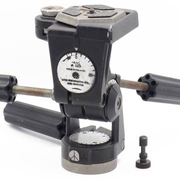 Manfrotto #029 3Way 雲台 6角プレート付 マンフロット 029 ベストセラー 3D ヘッド MADE IN ITALY 過酷環境を乗り越えた ヴィンテージ