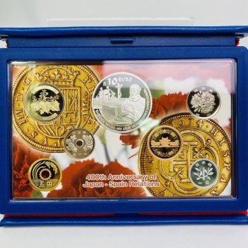 1円~ 日本スペイン交流400周年 2013年 プルーフ貨幣セット 銀約27g 額面666円+10EUR 記念硬貨 記念貨幣 貨幣組合 コイン PT2013n