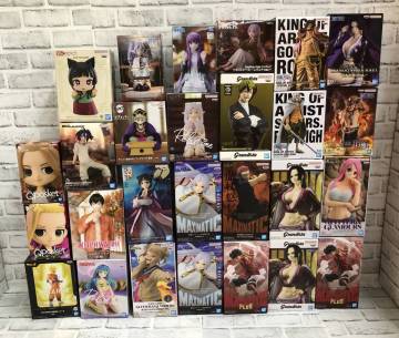 〇 1円スタート　まとめ 未開封27個セット少年誌系 フィギュア呪術廻旋　ワンピース　 葬送のフリーレン 鬼滅の刃　ドラゴンボール他