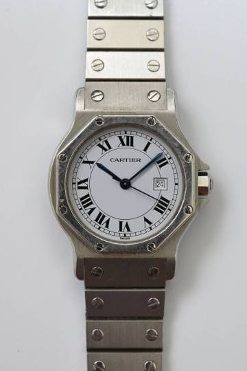【ギャラ付き】カルティエ サントス オクタゴン LMサイズ Ref.2965