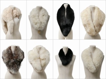 GT2475▲まとめ売り 8点セット SAGA FOX サガフォックス 顔/尻尾付き 含む フォックス ファーティペット 本毛皮 ファーショール ストール