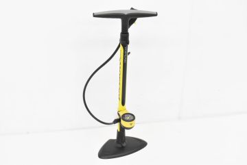 (1411P 0409M15) 1円～ TOPEAK トピーク JoeBlow SportIII ジョーブロースポーツIII 空気入れ 最大空気圧160psi フロアポンプ イエロー