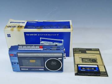 National/ナショナル RX-1830 ラジカセ (406　元箱・取説・電源アダプター付/美品 検索(昭和レトロ