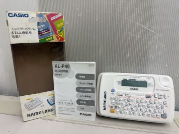 ABM0/1 CASIO NAME LAND ネームランド KL-P40 ラベルプリンター 印刷 プリント ラベルライター