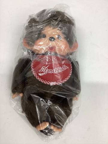 【9694B】未使用 Monchhichi モンチッチ ぬいぐるみ　約25cm sekiguchi セキグチ タグ付き 人形 