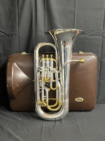 【18ヤP028】1円スタート YAMAHA ヤマハ ユーフォニアム Custom YEP842 ハードケース付き 金管楽器 吹奏楽 演奏 オーケストラ 現状品