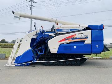 イセキ コンバイン HFG447G 4条刈 308時間 47馬力 デバイダ 