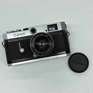 キャノン Canon P Populaire フィルムカメラ シャッターOK ポピュレール レンジファインダー 50mm f:2.8 レンズ付きジャンク #12562