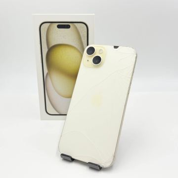 iPhone 15 Plus 256GB SIMフリー MU0J3J/A イエロー SIMフリー バッテリー最大容量87%【C7200-C】