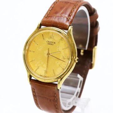 ジャンク時計☆SEIKO(セイコー)時計1点 クレドール 18KT刻印有 X線測定済 総重量36.7g ベルト社外品※動作未確認◆おたからや【x-JW05685】