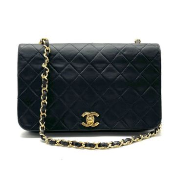 1円 CHANEL シャネルマトラッセ フルフラップ ラムスキン チェーン ショルダー バッグ fY02399A