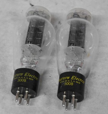 【G】Western Electric 300B 真空管ペア② ウエスタン・エレクトリック 2607214