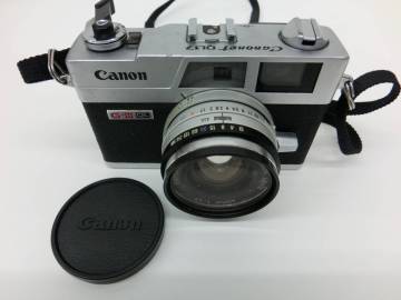 2474 カメラ祭 キャノン コンパクト フィルムカメラ G-Ⅲ QL17 作動未確認 レンジファインダーカメラ 1970年代 Canon Canonet キヤノン