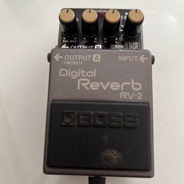 BOSS RV-2 Digital Reverb 日本製 MIJ 80s ヴィンテージ リバーブ エフェクター ボス 動作OK