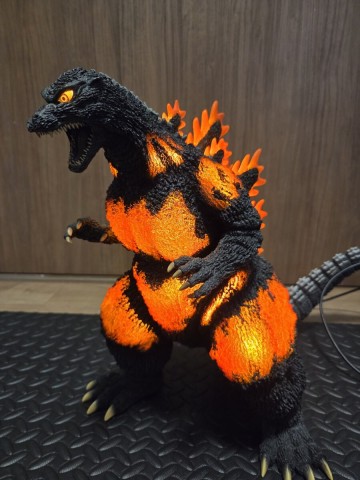 ゴジラ 1995 バーニングゴジラ 黒龍工房 フィギュア　