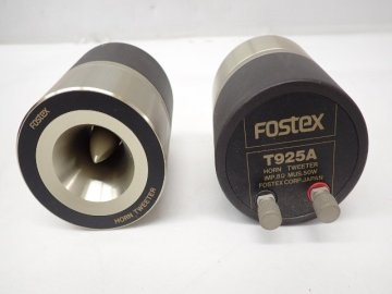 FOSTEX T925A ペア 動作品 フォステクス ホーン型 ツィーター &cap; 757C9-2
