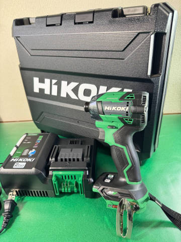 【新品/未使用】HiKOKI 36V コードレス インパクトドライバー WH36DD +2ポート急速充電器 UC18YDML・ケース付属
