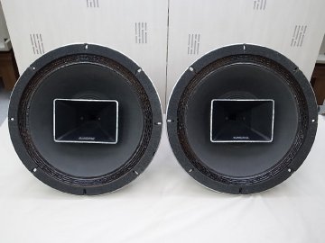 ジャンク ALTEC 604-8H 38cm 同軸型 2ウェイ スピーカーユニット ネットワーク付き 2本一組
