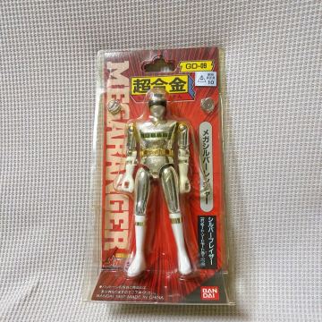 【未開封】BANDAI バンダイ 電磁戦隊メガレンジャー 超合金 GD-09 メガシルバーレンジャー 玩具 レトロ