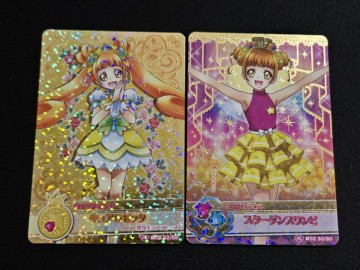 希少 プリキュア オールスターズ データカードダス PS / キュアロゼッタ / 四葉ありす 2枚セット プリキュアスペシャル