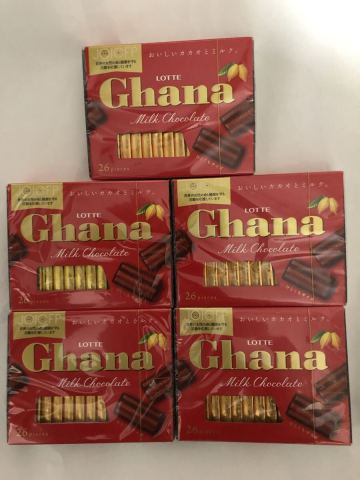 送料無料　 チョコレート食べ比べ5種類　合計25箱